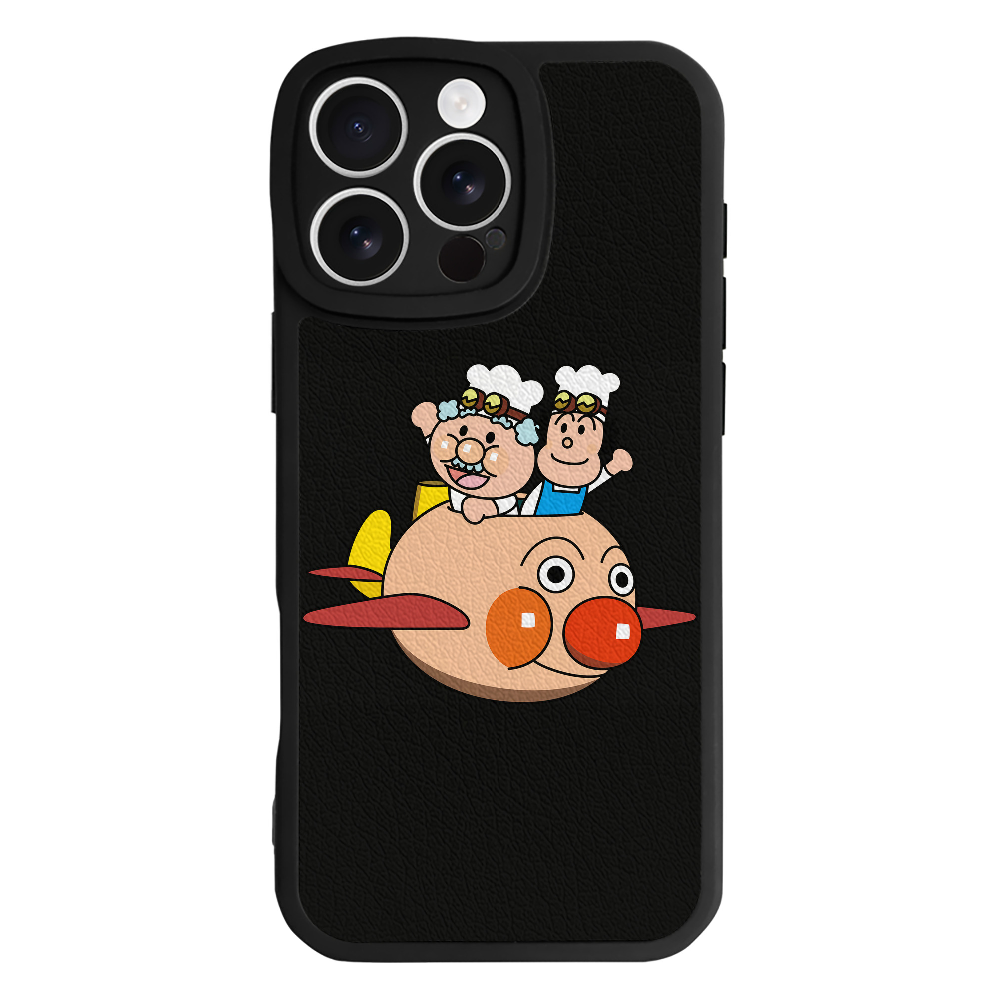 （画像用） アンパンマン Anpanman 【iPhone 16シリーズ対応】シリコンスマホケース（レザー調） 材質：シリコン